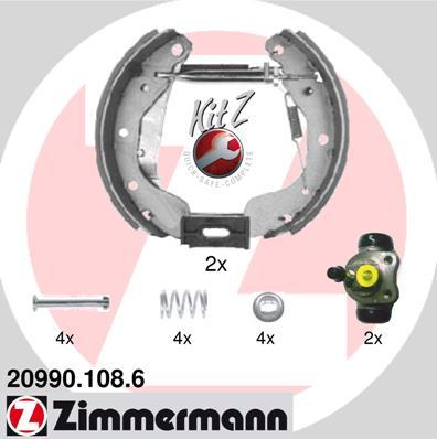 Zimmermann 20990.108.6 - Комплект спирачна челюст vvparts.bg
