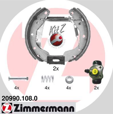 Zimmermann 20990.108.0 - Комплект спирачна челюст vvparts.bg