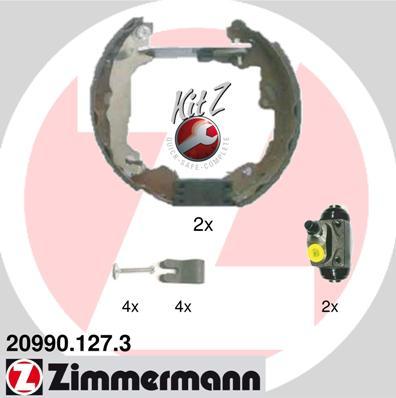 Zimmermann 20990.127.3 - Комплект спирачна челюст vvparts.bg