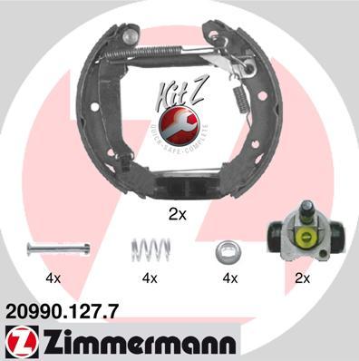 Zimmermann 20990.127.7 - Комплект спирачна челюст vvparts.bg