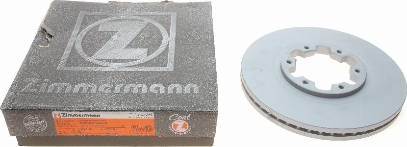 Zimmermann 200.2516.20 - Спирачен диск vvparts.bg