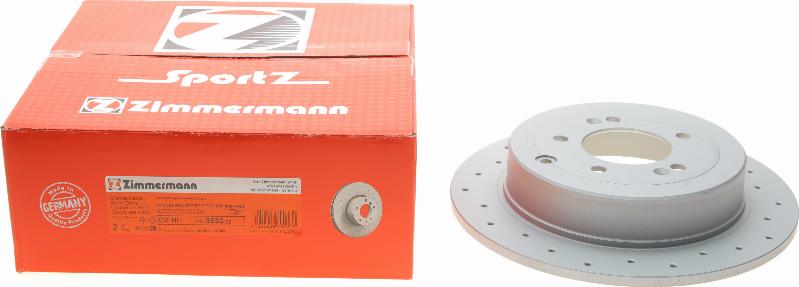 Zimmermann 285.3532.52 - Спирачен диск vvparts.bg