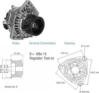 ZM ZM 90.106.01 - Генератор vvparts.bg