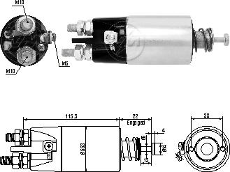 ZM ZM4897 - Магнитен превключвател, стартер vvparts.bg