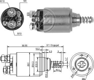 ZM ZM-647 - Магнитен превключвател, стартер vvparts.bg