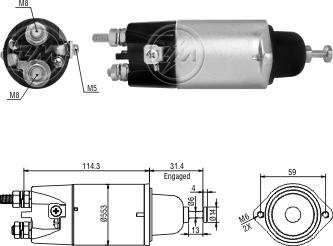 ZM ZM-1898 - Магнитен превключвател, стартер vvparts.bg