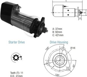 ZM ZM 80.101.05 - Стартер vvparts.bg