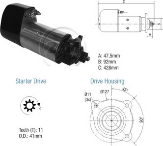 ZM ZM 80.101.03 - Стартер vvparts.bg