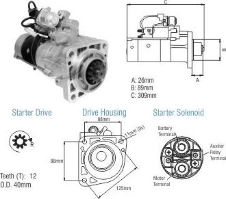 ZM ZM 80.890.04 - Стартер vvparts.bg