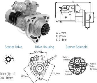 ZM ZM 80.890.01 - Стартер vvparts.bg