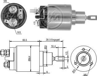 ZM ZM2573 - Магнитен превключвател, стартер vvparts.bg