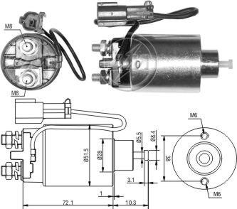 ZM ZM-793 - Магнитен превключвател, стартер vvparts.bg