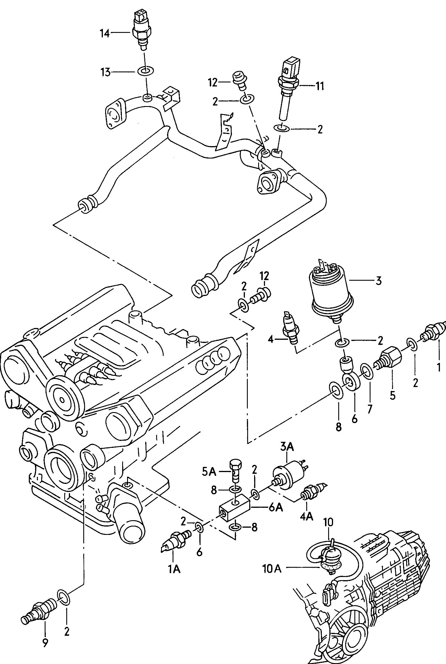 VAG 078919081A - Датчик, налягане на маслото vvparts.bg