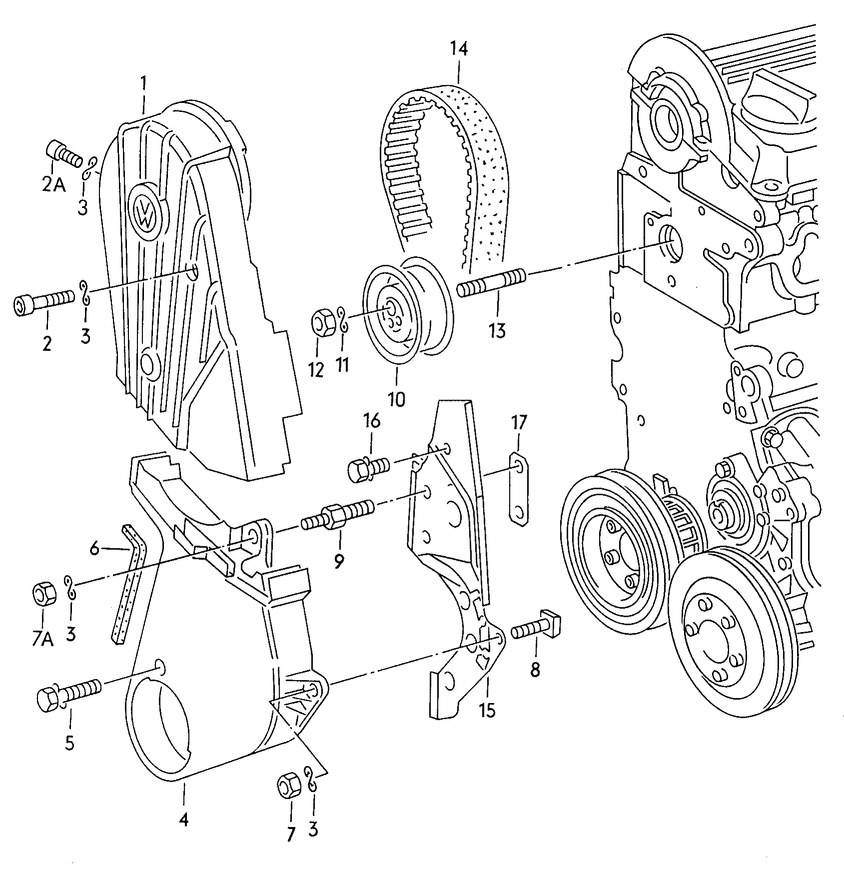 Skoda 027 109 119 C - Ангренажен ремък vvparts.bg