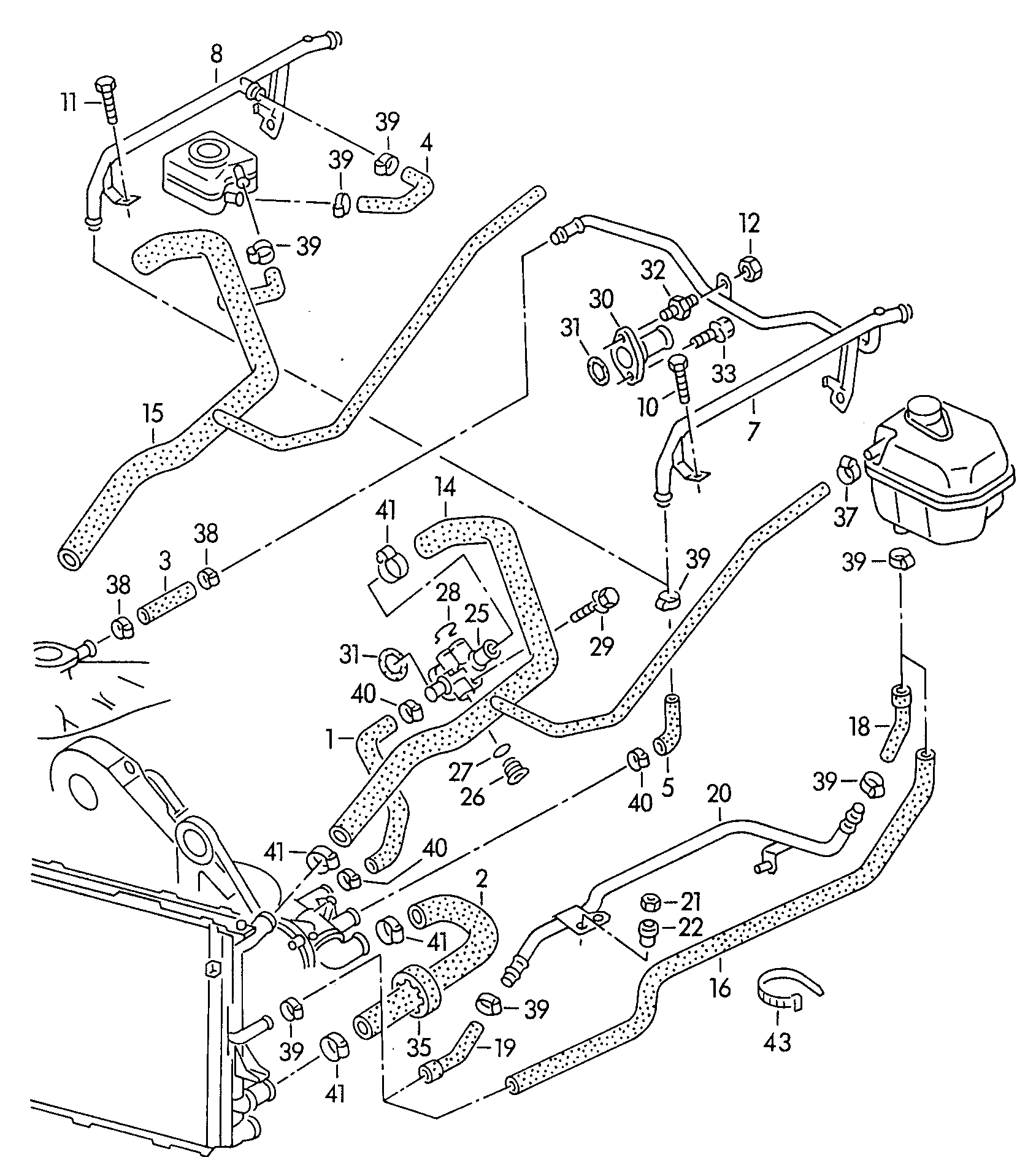 AUDI 037 121 132 G - Фланец за охладителната течност vvparts.bg