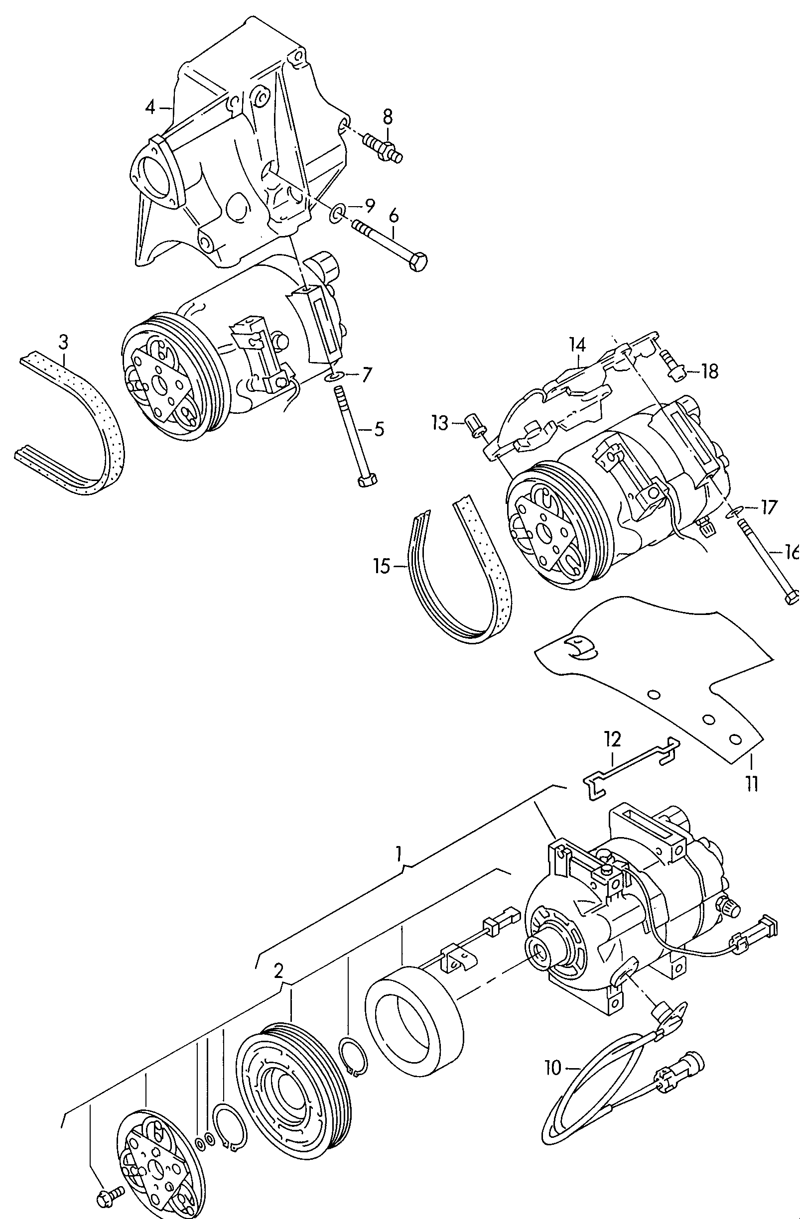 AUDI 054 903 137 B - Пистов ремък vvparts.bg