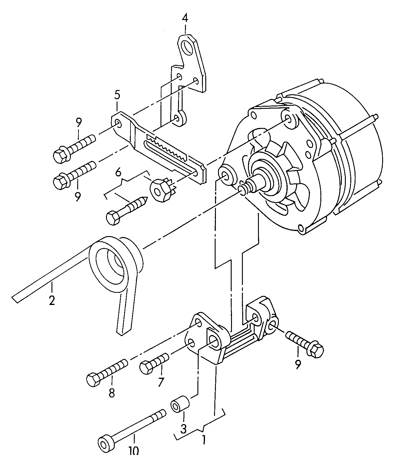 Seat 050 903 137 C - Пистов ремък vvparts.bg