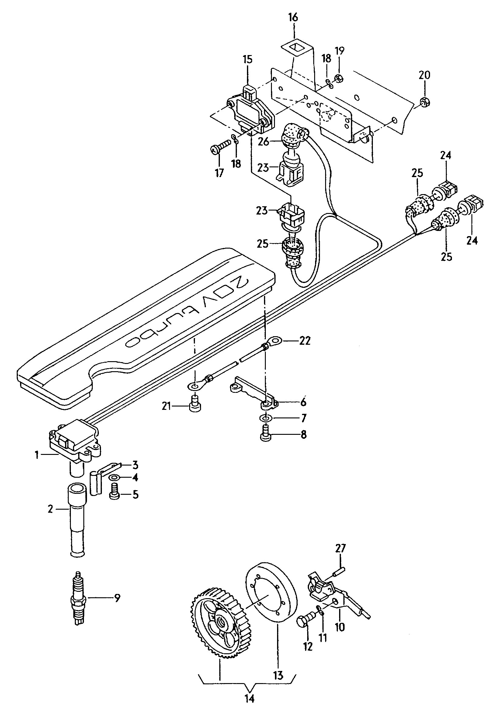 Skoda 101 000 016 AA - Запалителна свещ vvparts.bg