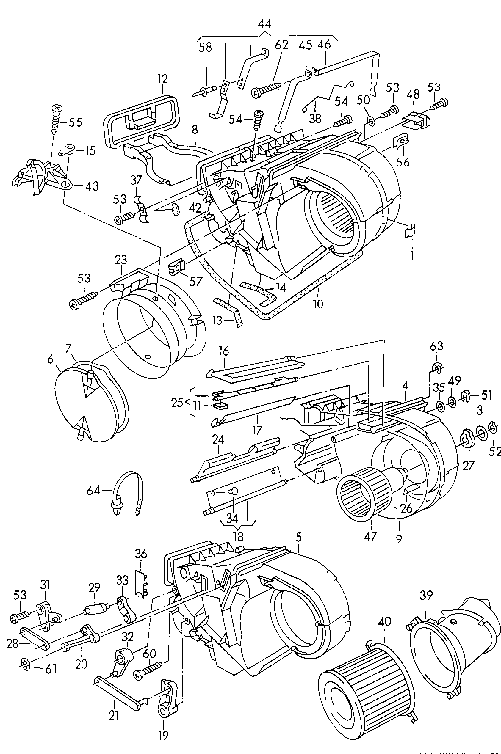 VAG 4A0 819 439 A - Филтър купе (поленов филтър) vvparts.bg