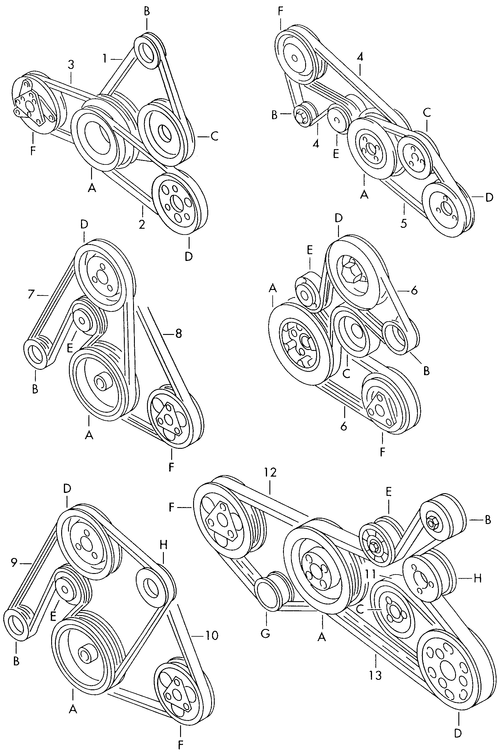 VAG 034903137B - Пистов ремък vvparts.bg