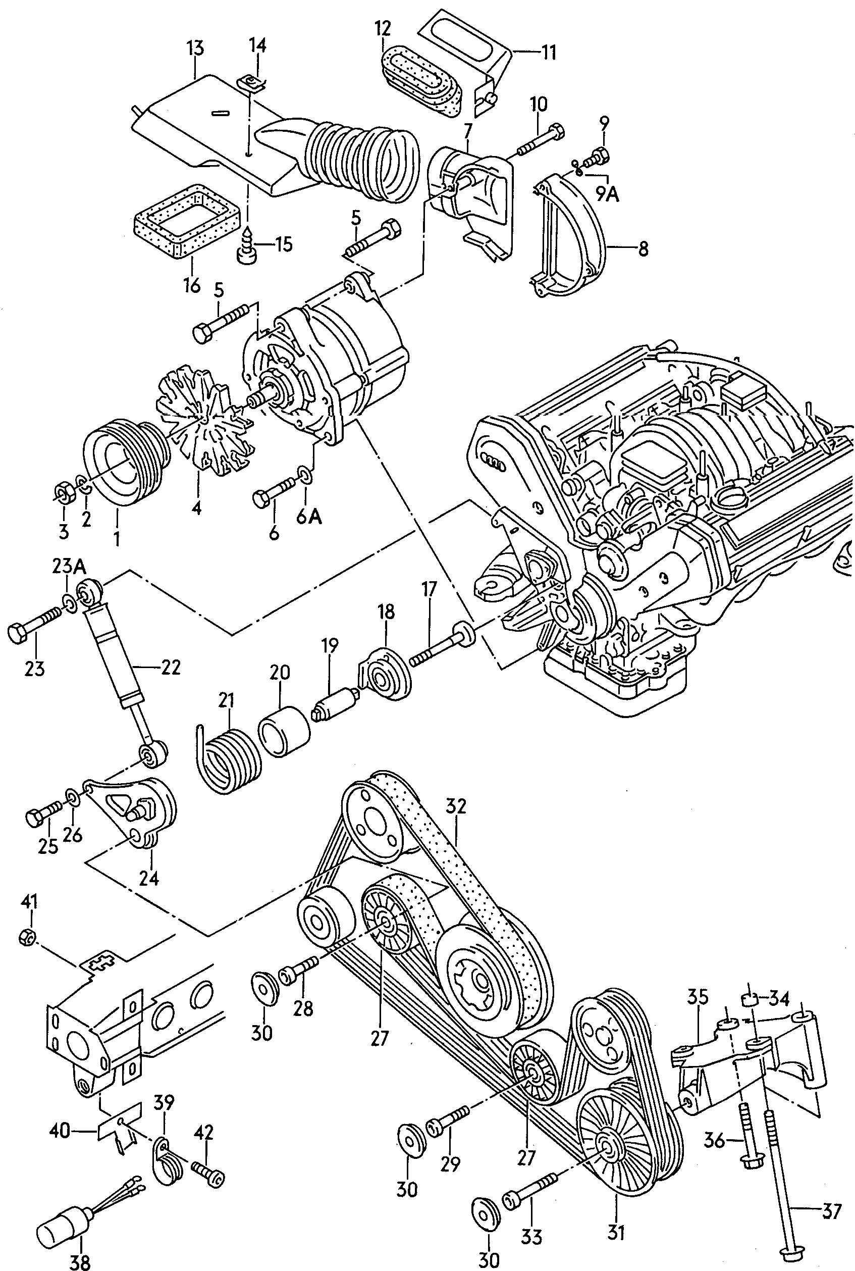 VAG 034903171 - Генератор vvparts.bg