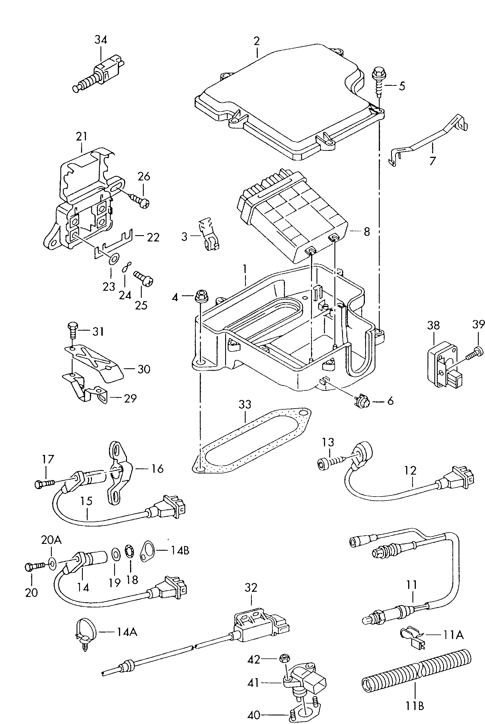 AUDI 071 957 147 - Импулсен датчик, колянов вал vvparts.bg