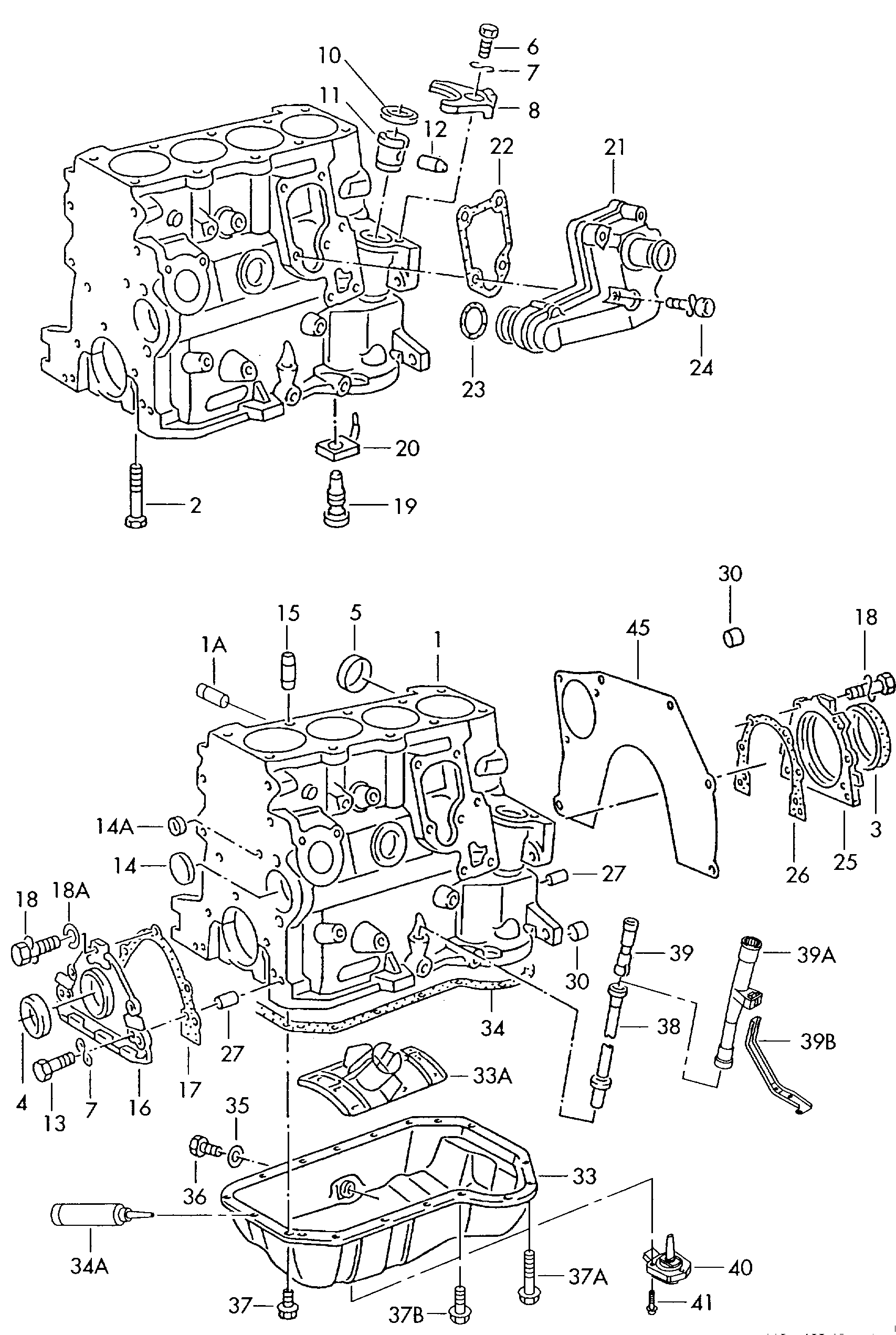 AUDI 058 103 598 D - Маслена вана (картер) vvparts.bg