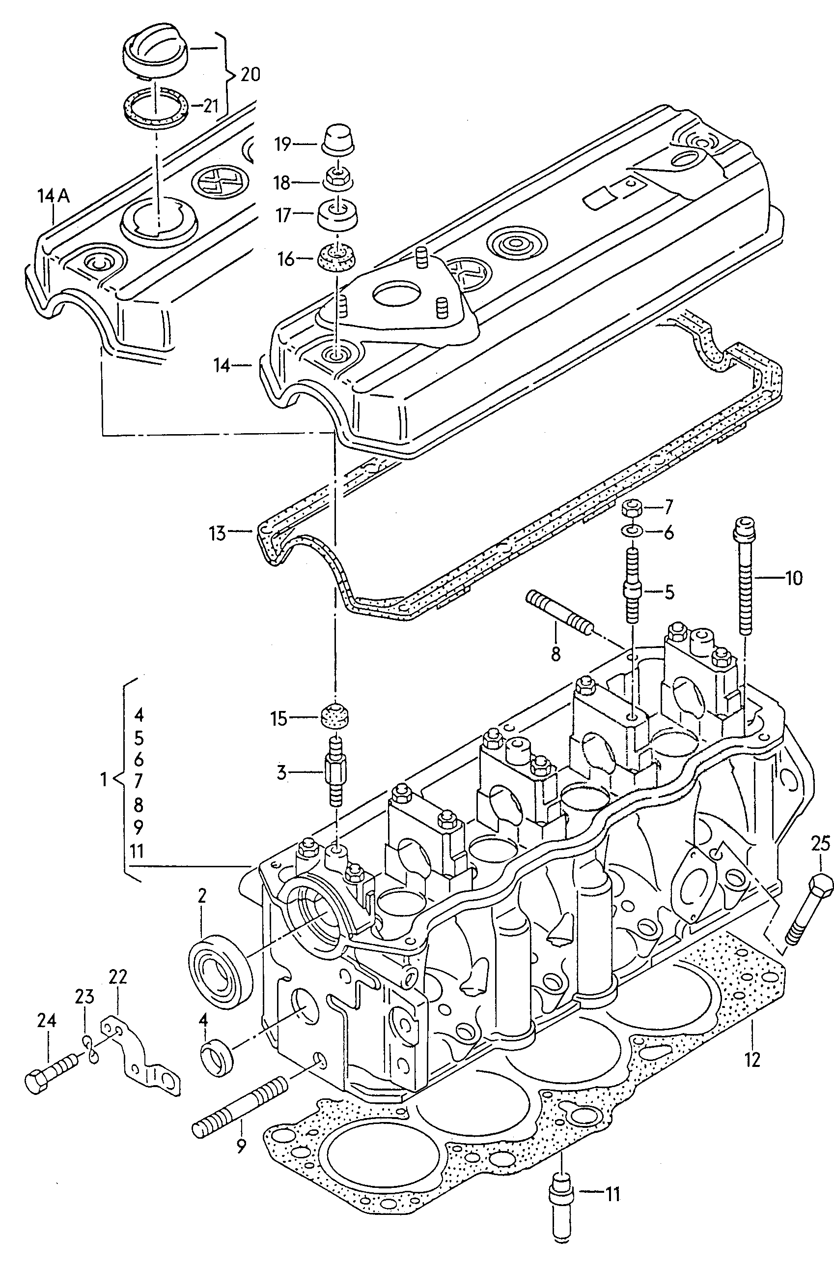 Skoda N 014 408 3 - Комплект ангренажен ремък vvparts.bg