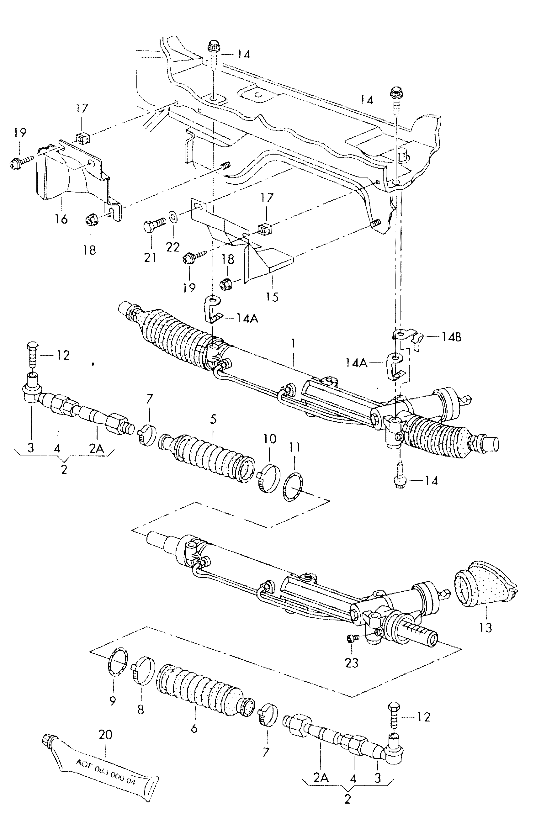 Seat 4F0 498 811 A - Накрайник на напречна кормилна щанга vvparts.bg