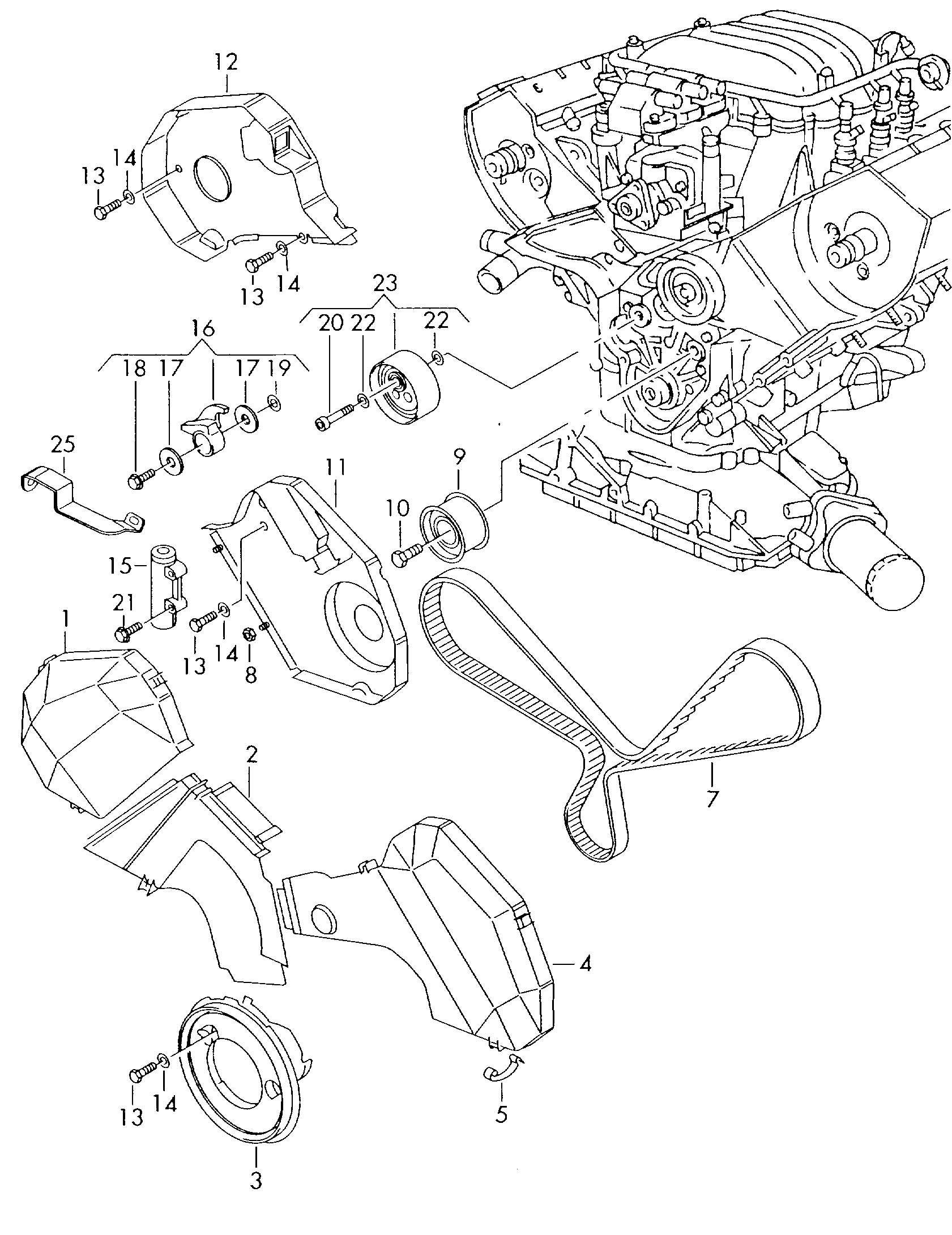 Seat 078 109 487 A - Обтягащо рамо, ангренаж vvparts.bg