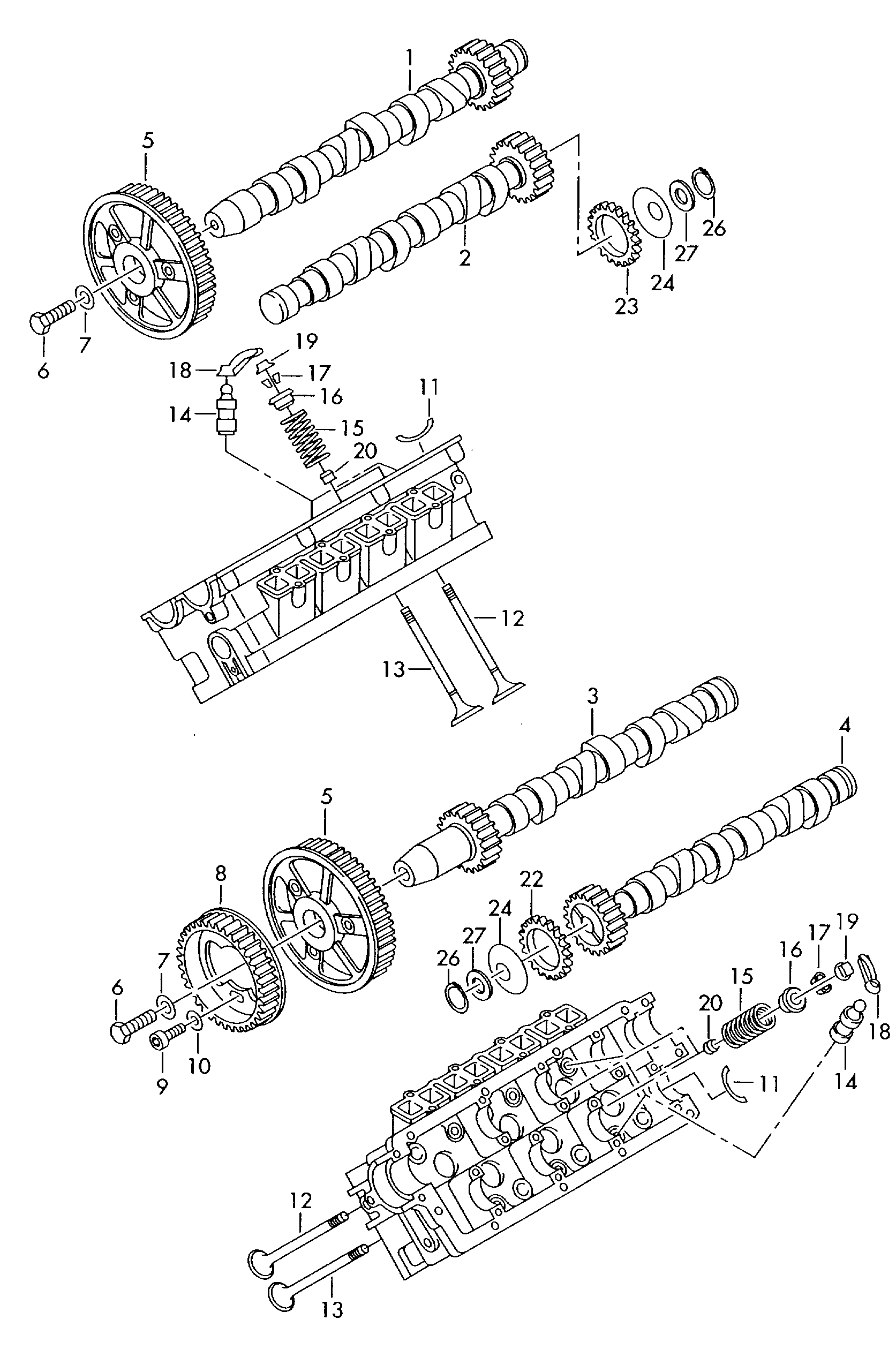 VAG 059109521E - Повдигач на клапан vvparts.bg