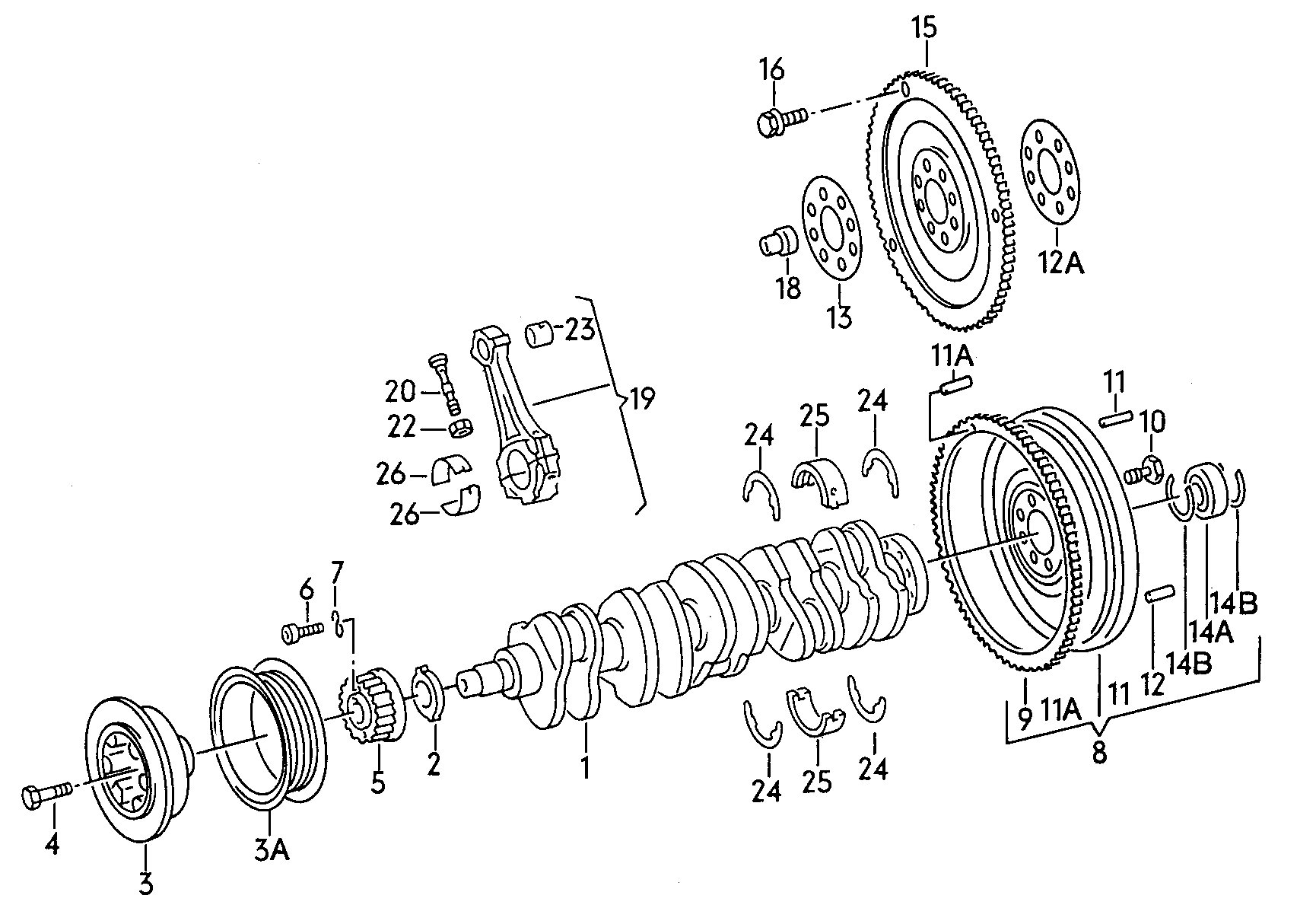 AUDI N   904 980 02 - Болт на ремъчна шайба vvparts.bg