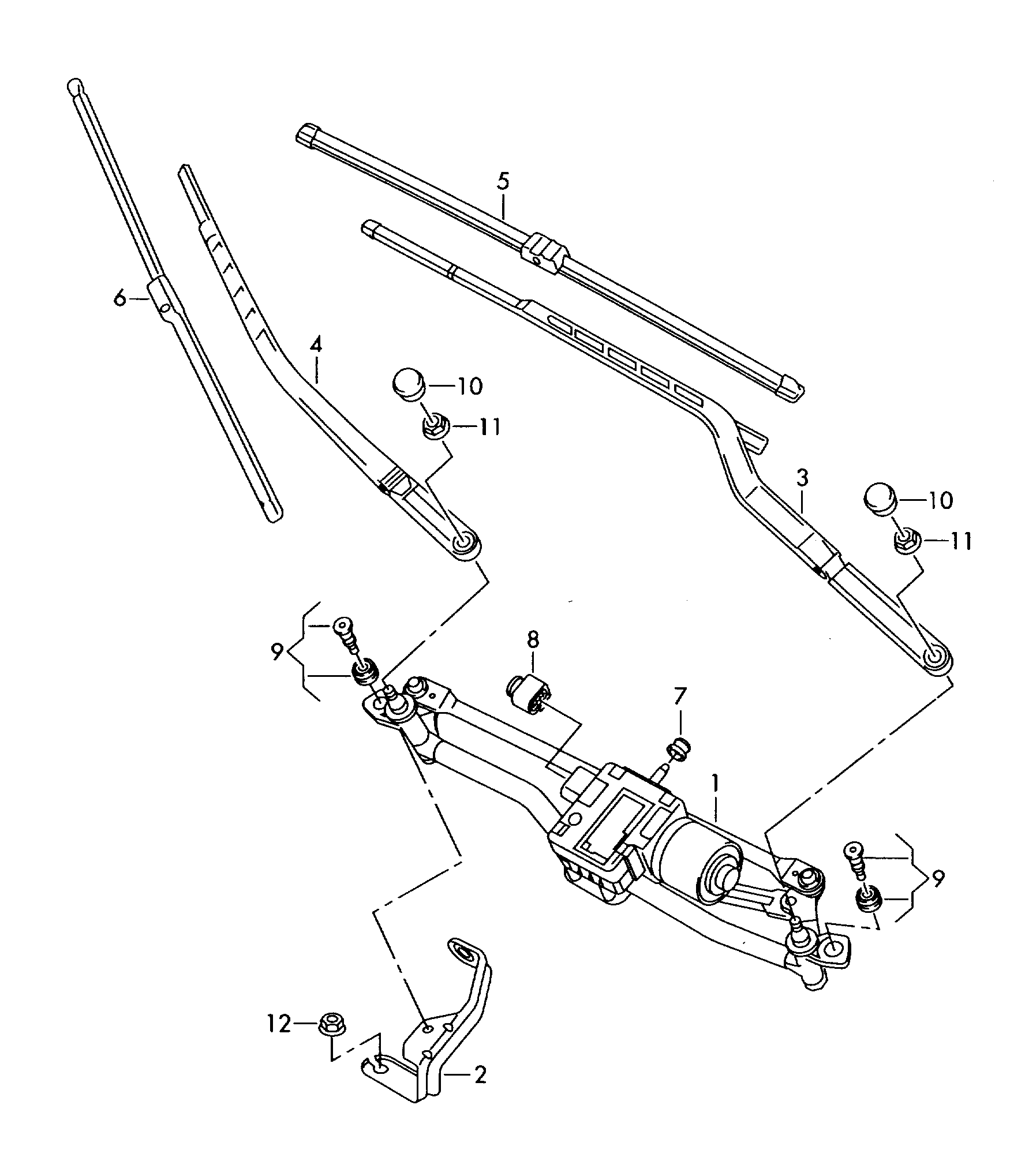 VAG 8P2998002A - Перо на чистачка vvparts.bg