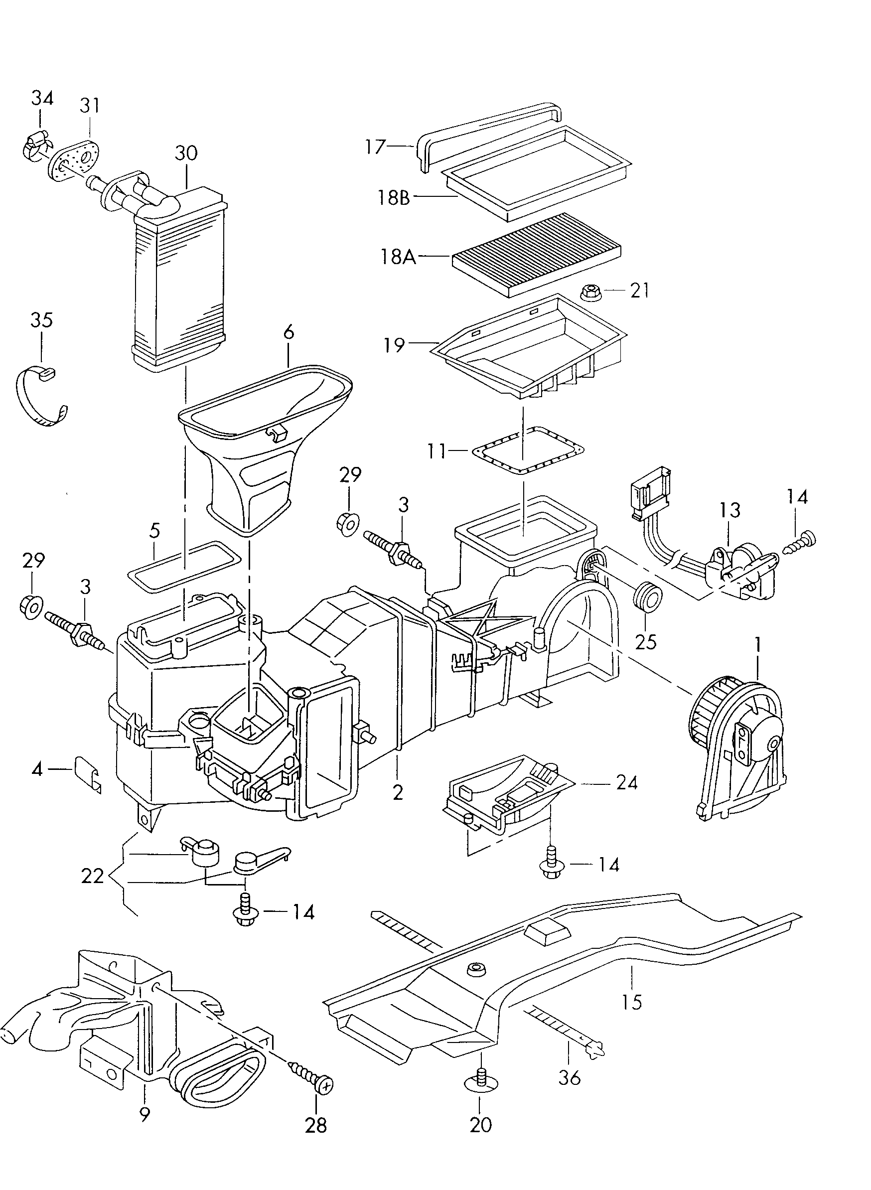 AUDI 1J0819648 - Филтър купе (поленов филтър) vvparts.bg