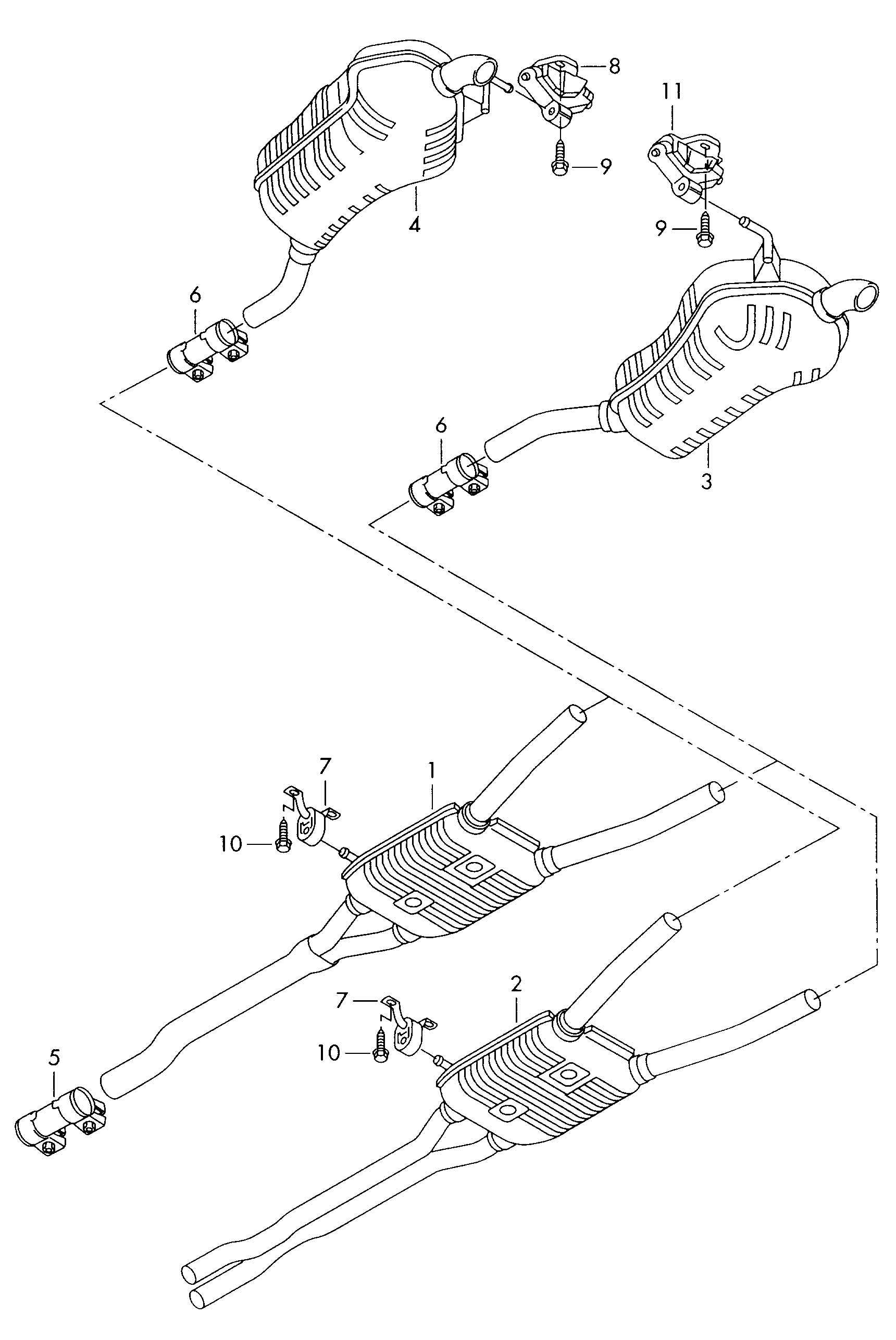 VW 8E0253144J - Държач, гърне vvparts.bg