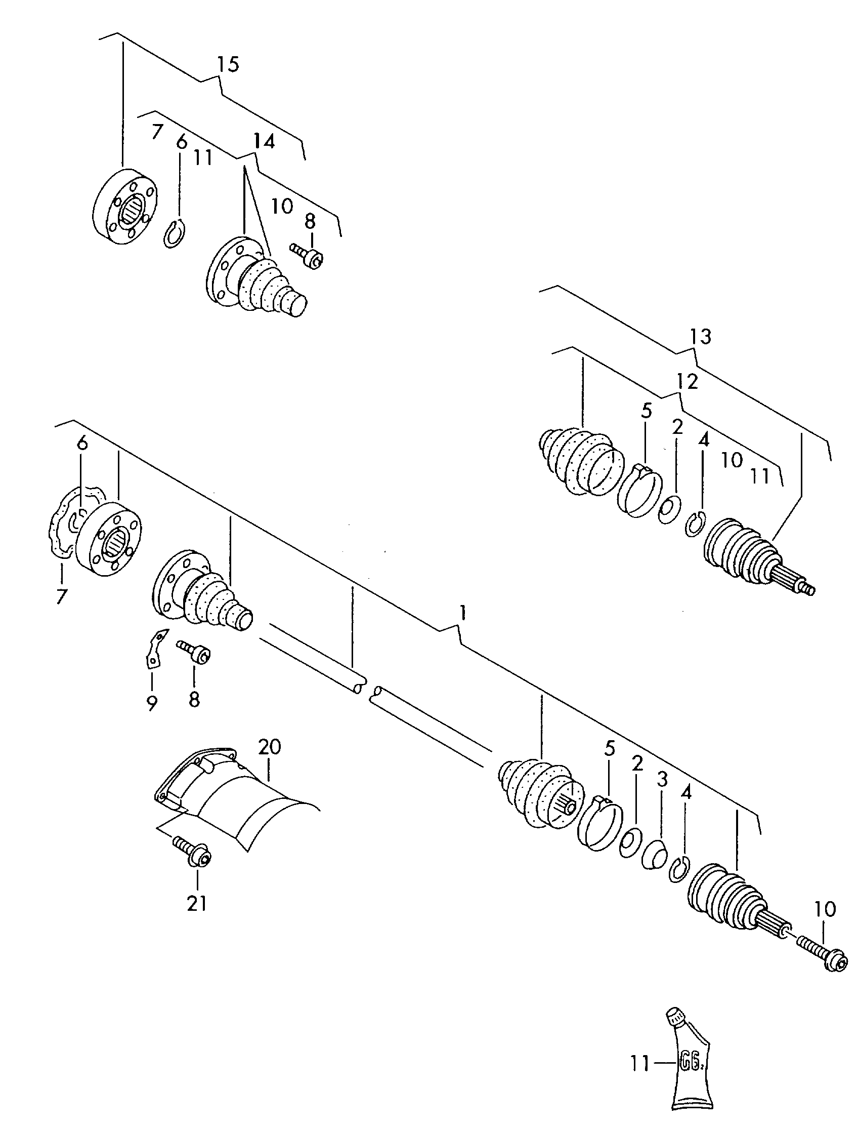 VW 8D0 498 201 - Маншон, полуоска vvparts.bg