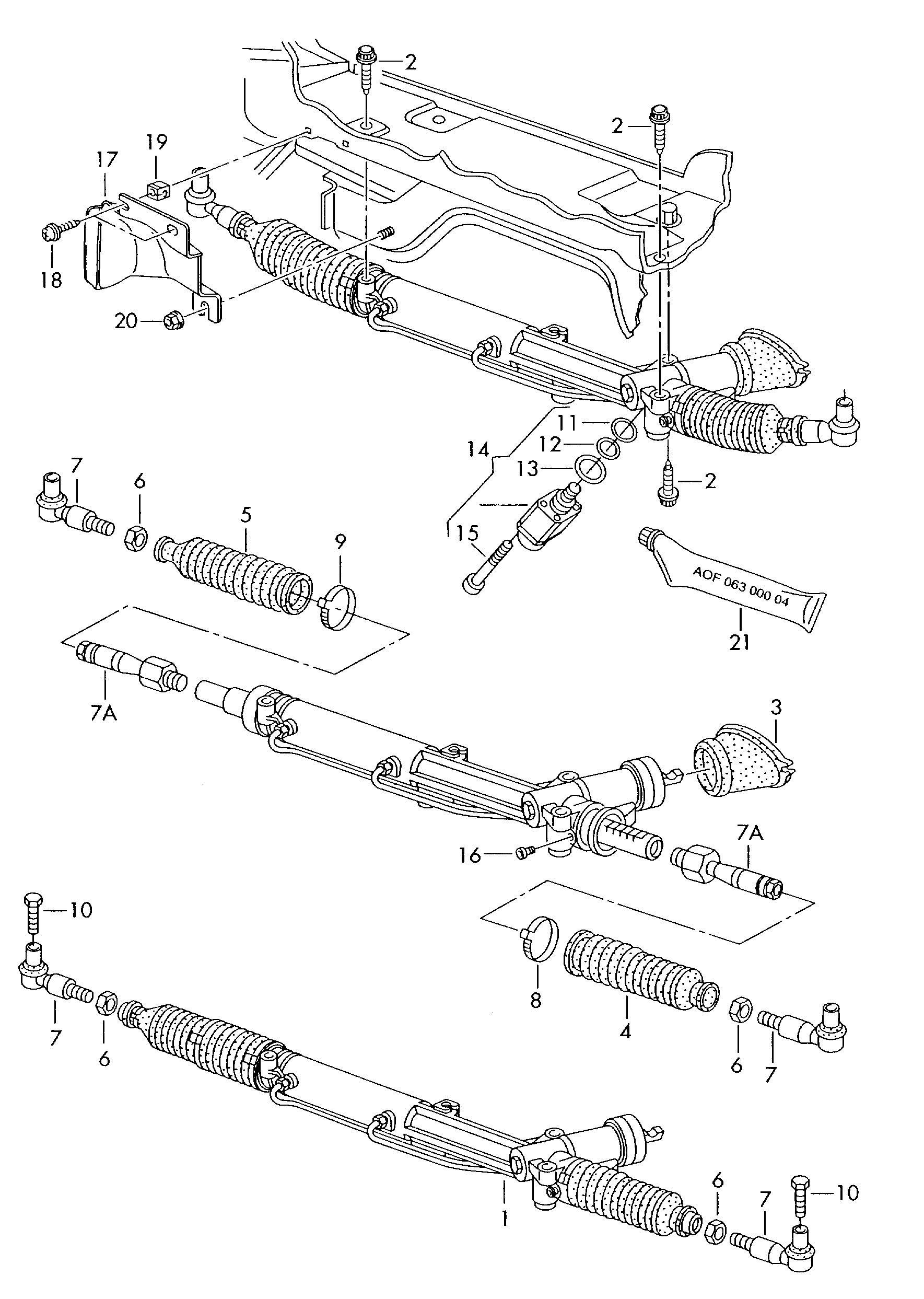 VW 4B1422052 - Кормилна кутия vvparts.bg