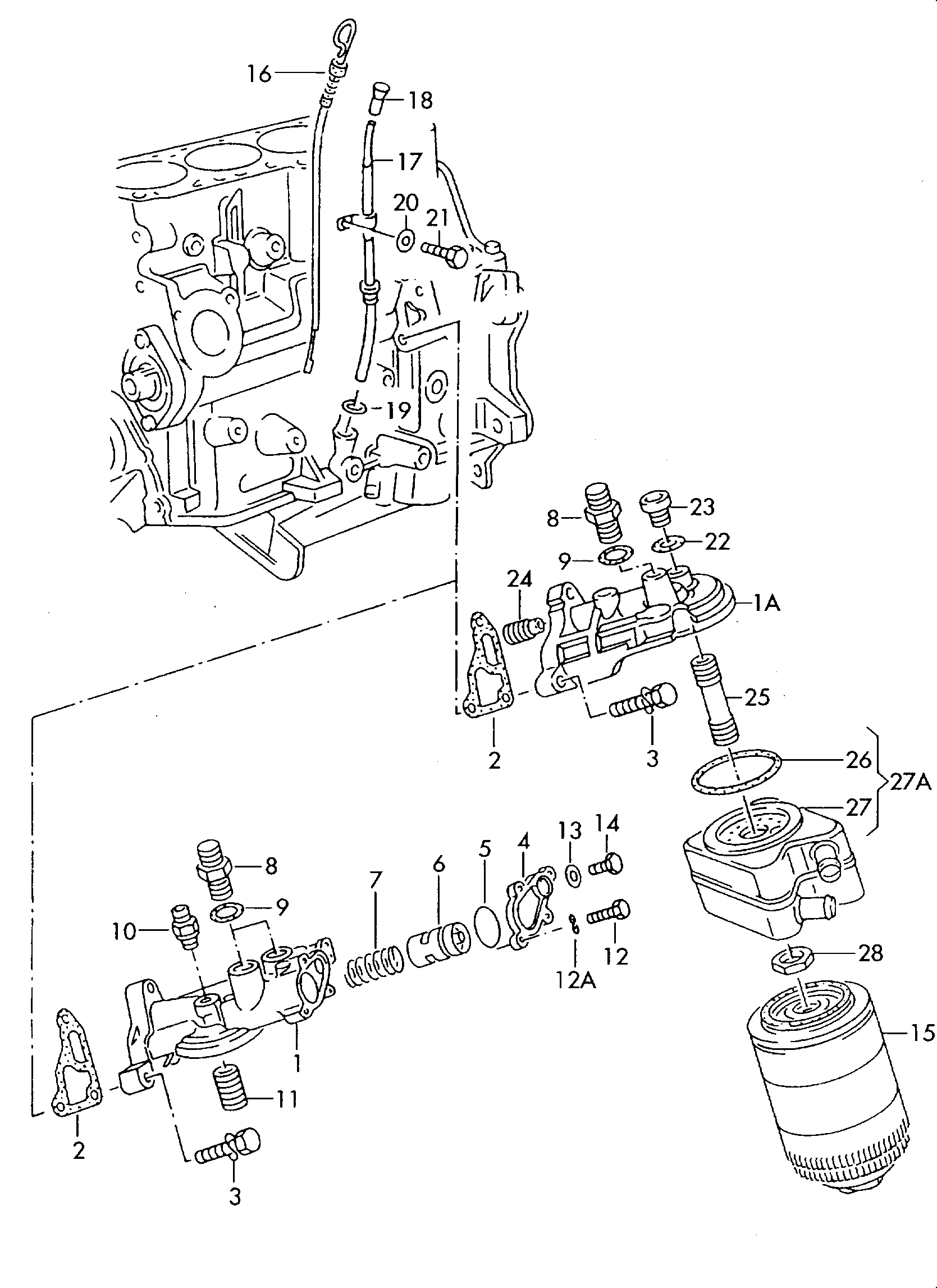 Seat 028115561 - Маслен филтър vvparts.bg