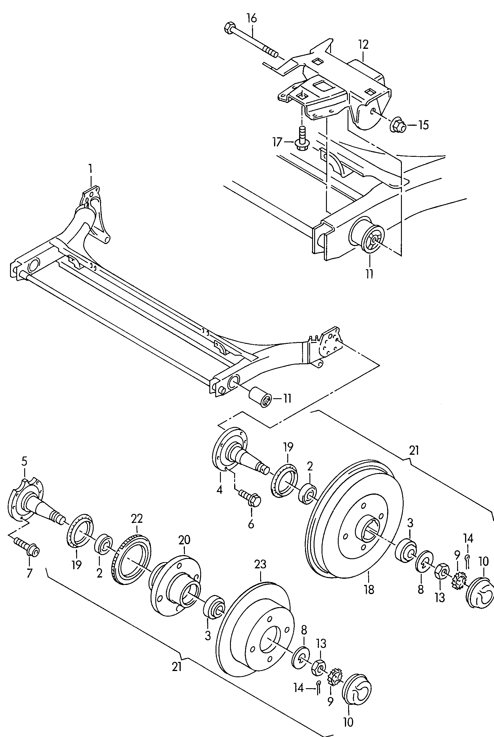 VW/SEAT 4A0598625A - Комплект колесен лагер vvparts.bg