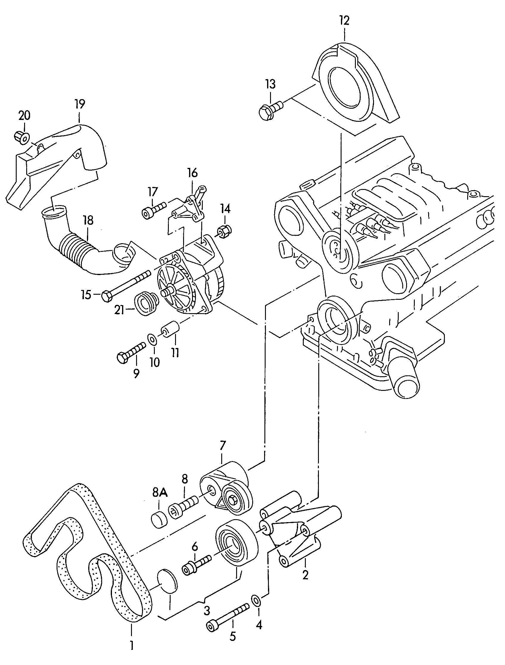 VW 078 903 133 L - Ремъчен обтегач, пистов ремък vvparts.bg