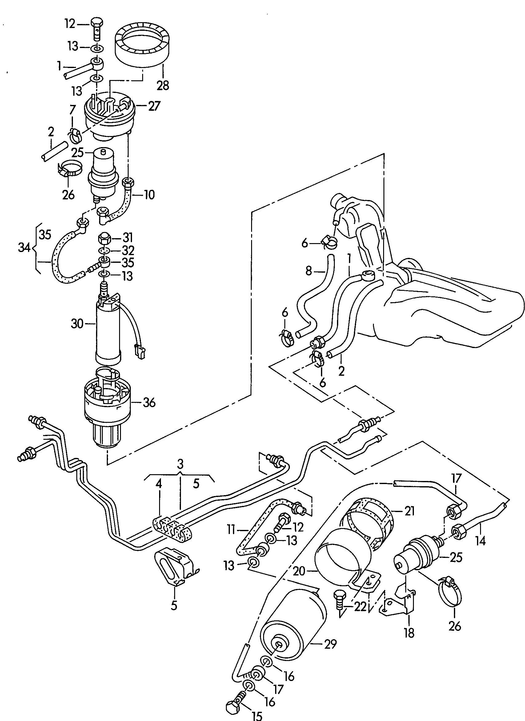 VAG 8A0 133 511 - Горивен филтър vvparts.bg