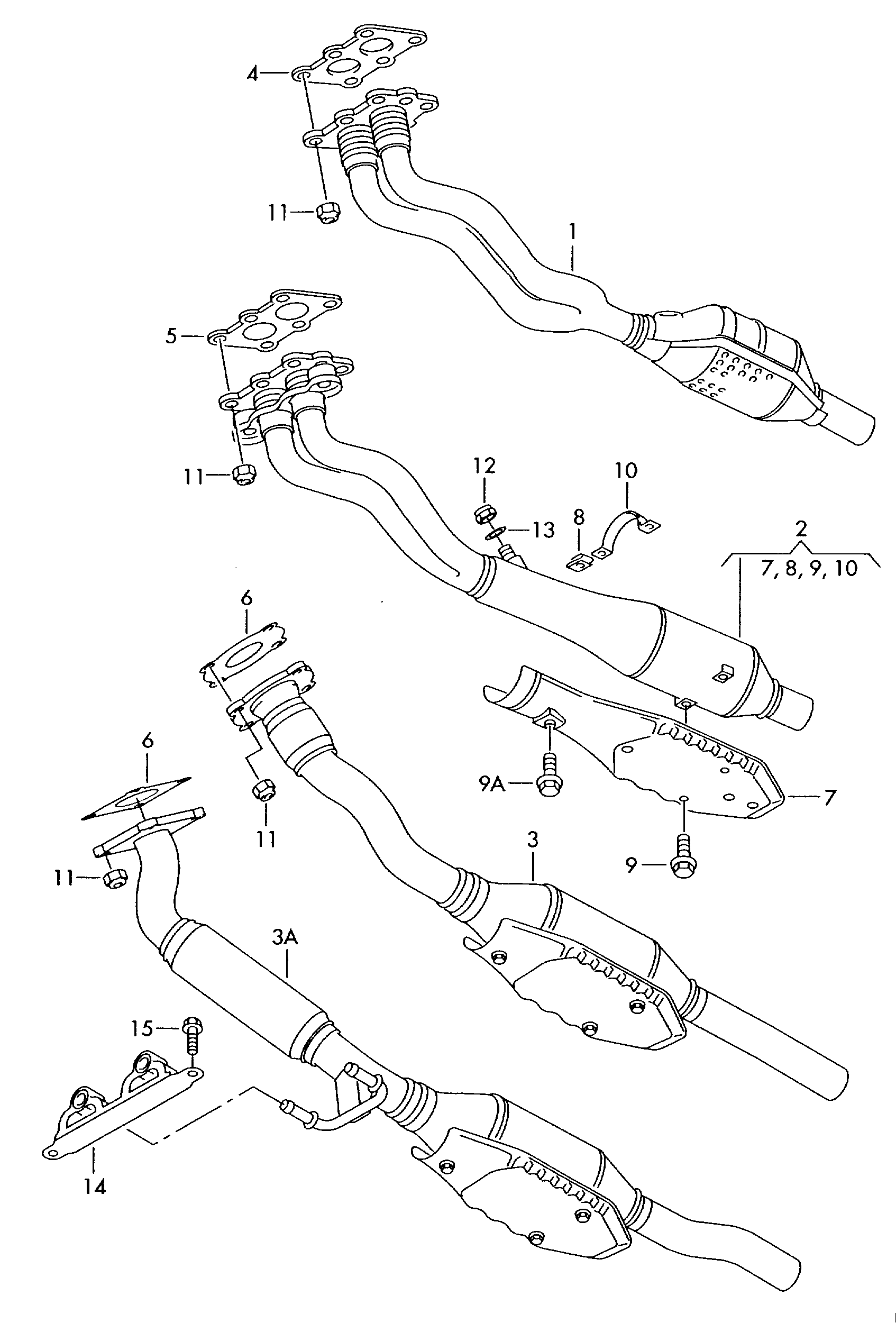 VAG 1J1253058NX - Катализатор vvparts.bg