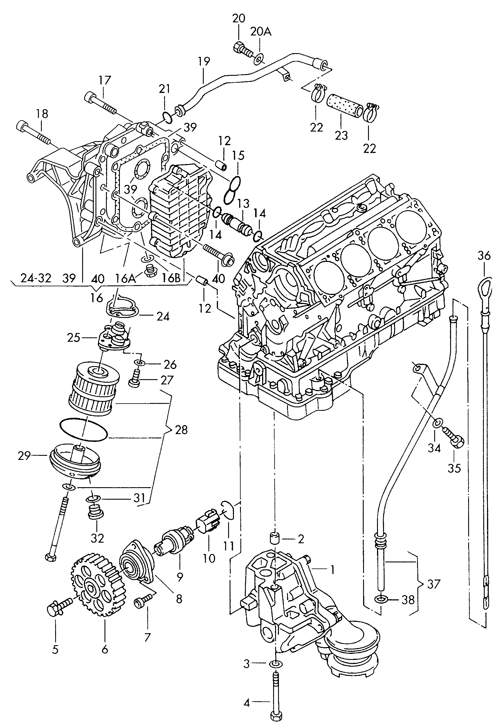 VAG 077 198 563 - Маслен филтър vvparts.bg