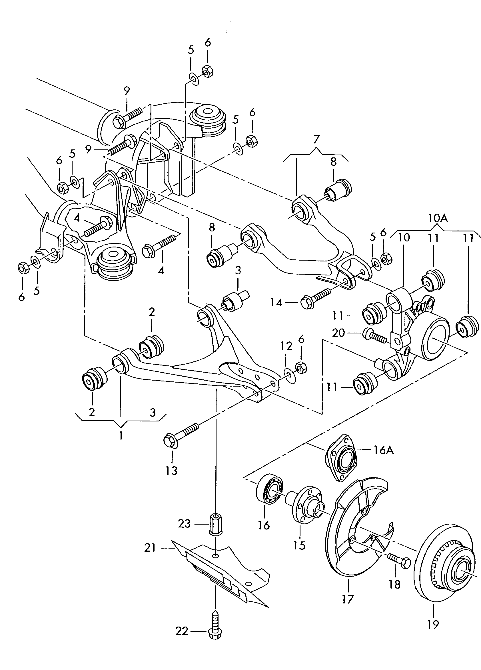 VAG 4A0 407 615 G - Главина на колелото vvparts.bg