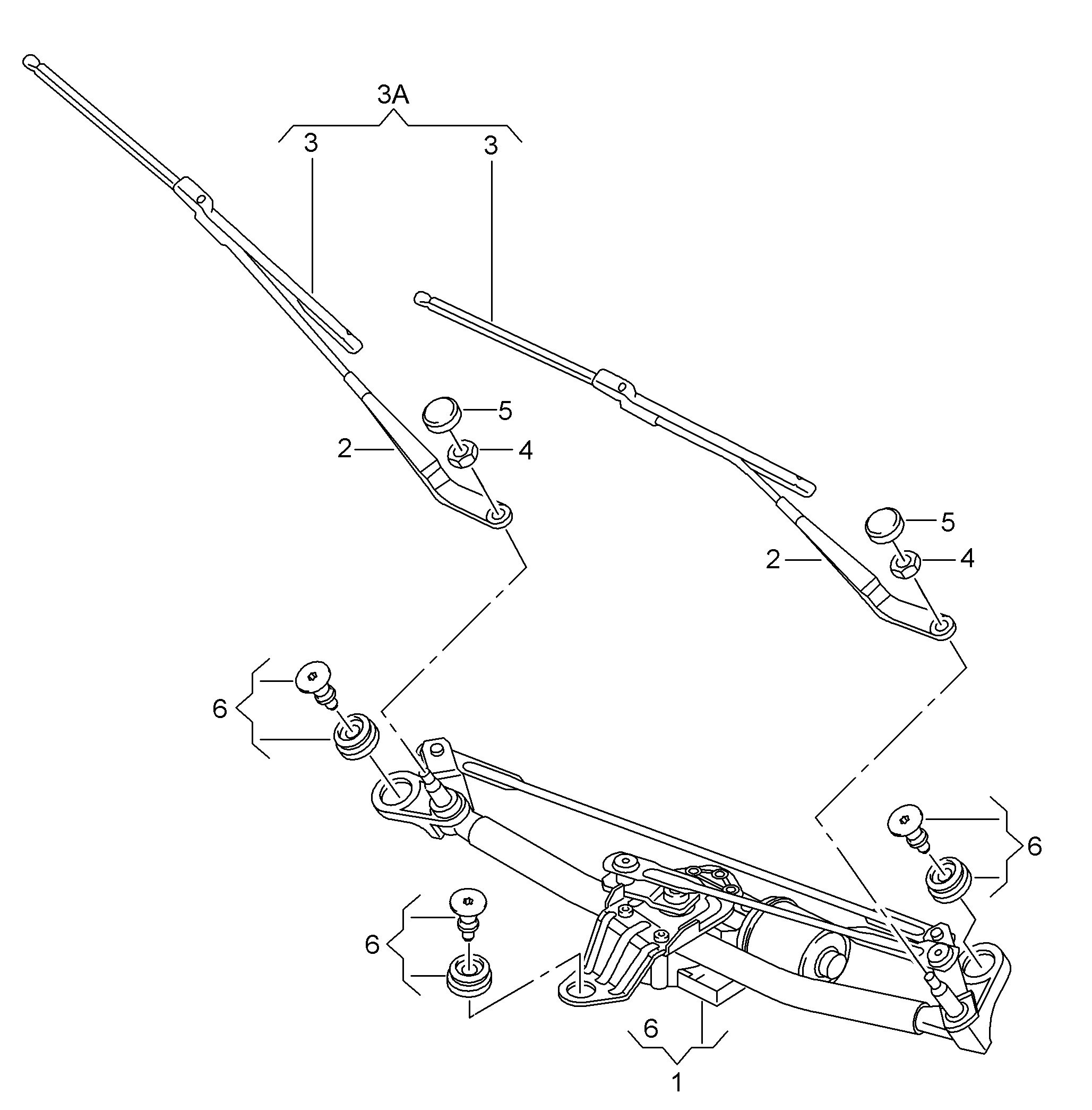 VAG 8V1998002A - Перо на чистачка vvparts.bg