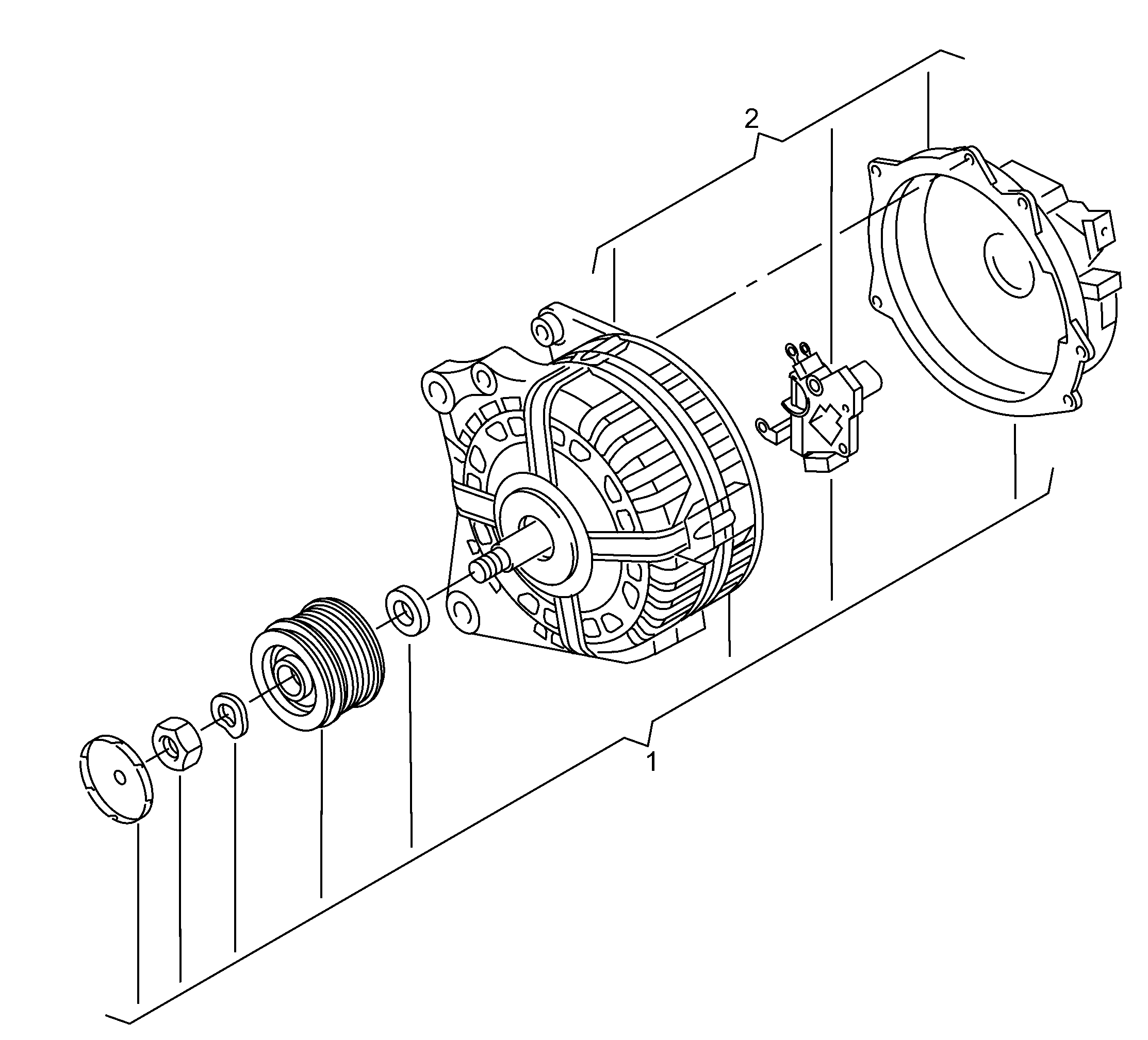 AUDI 06J 903 023 G - Ремъчна шайба, генератор vvparts.bg