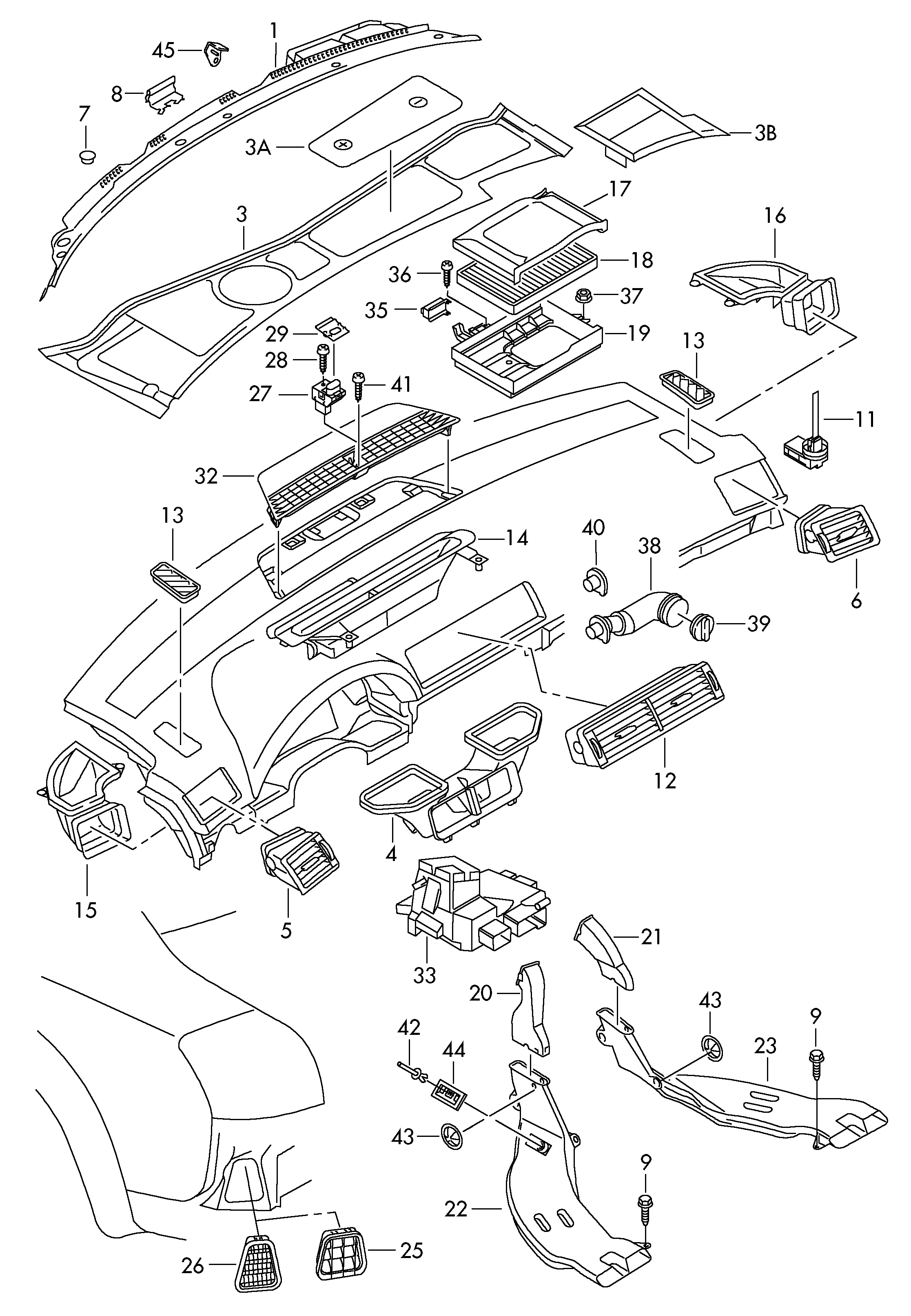 VW 8E0 819 439 - Филтър купе (поленов филтър) vvparts.bg