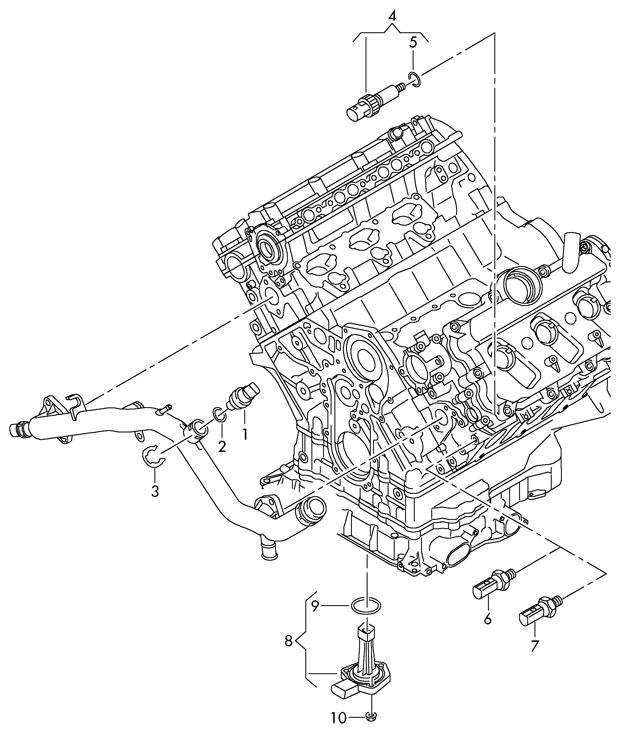 AUDI 06E 919 081 G - Датчик, налягане на маслото vvparts.bg