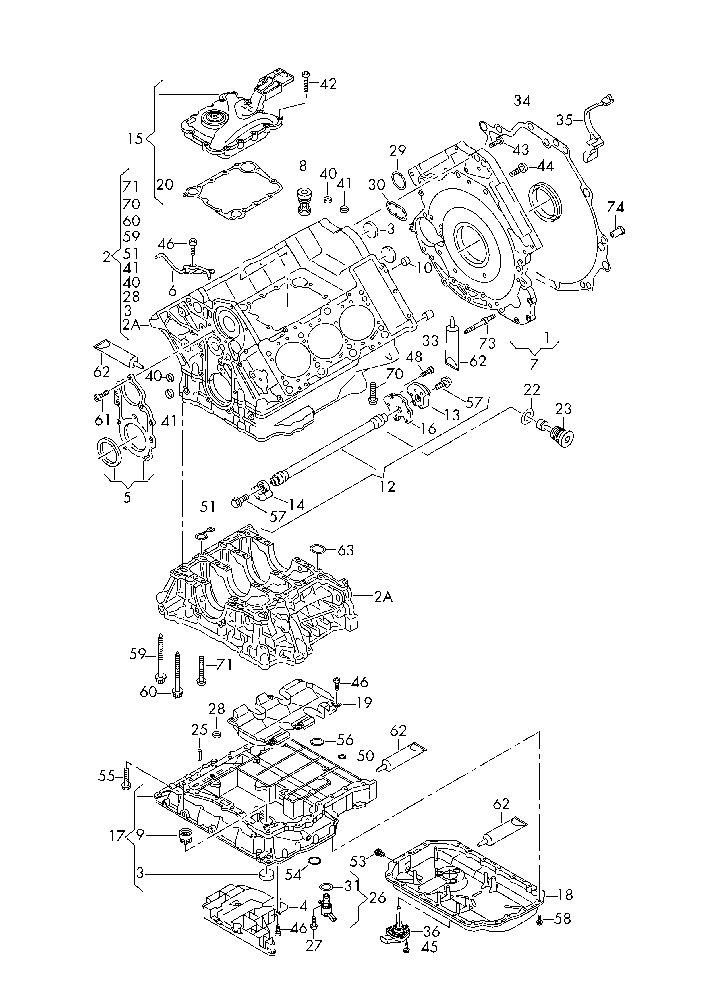 VW 06E 103 153 E - Семеринг, колянов вал vvparts.bg