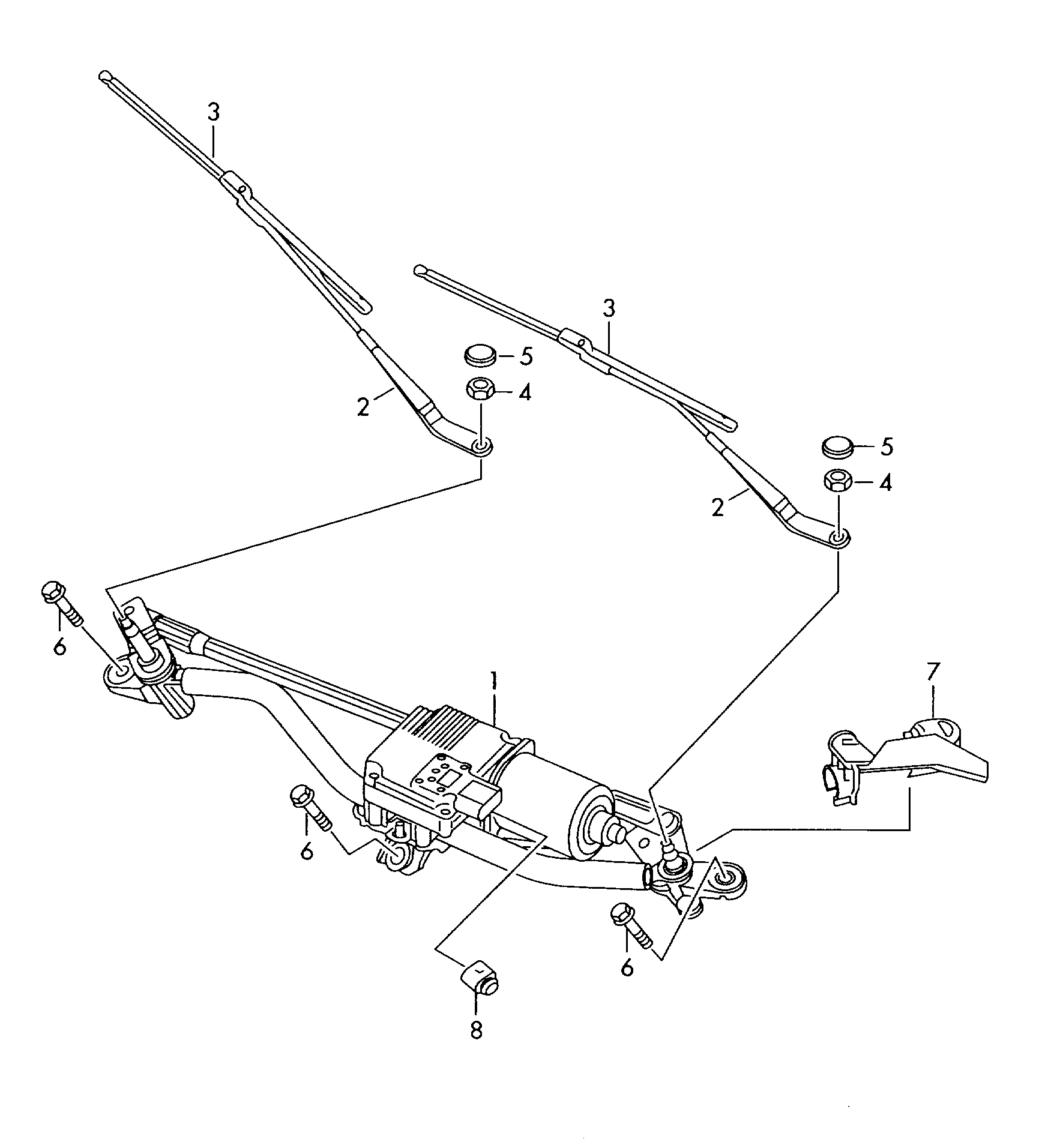 VW 8K1955425A - Перо на чистачка vvparts.bg